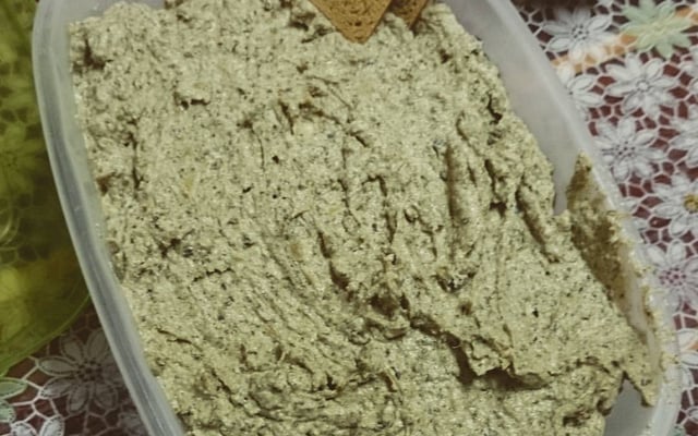 Patê light de ricota e espinafre