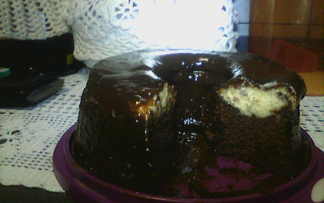 Bolo bomba de chocolate