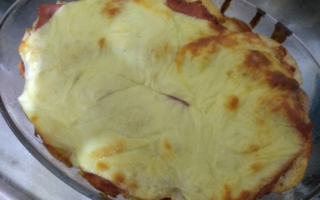 Lasanha de pão duro