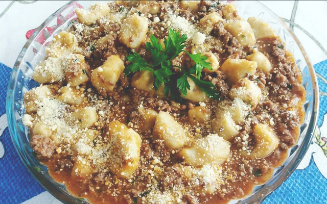 Nhoque de batata doce