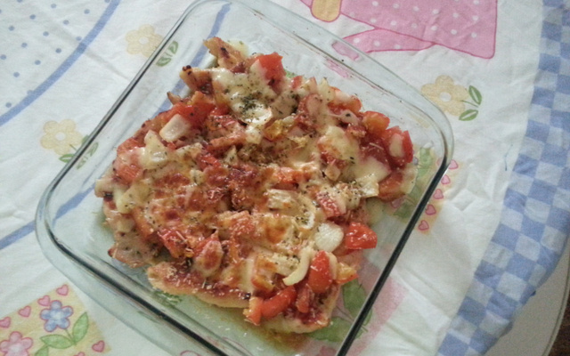 Filé de frango à pizzaiolo