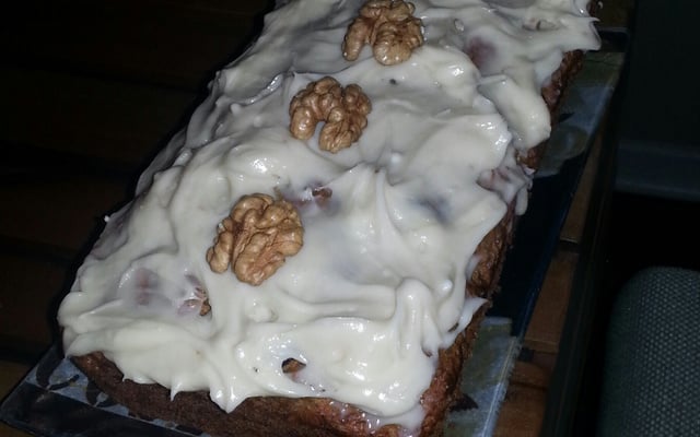 Bolo de cenoura integral (receita inglesa)