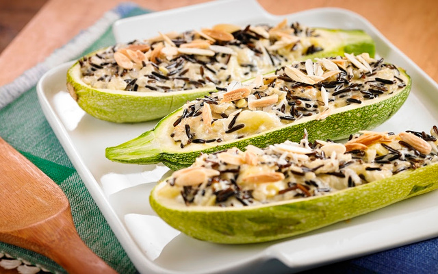 Abobrinha recheada