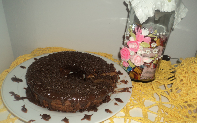 Bolo de chocolate sem farinha de trigo