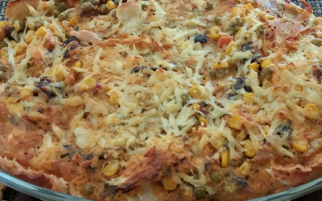 Torta de pão dormido