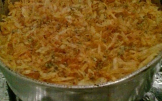 Arroz de forno saboroso