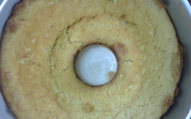 Bolo cremoso de fubá da mamãe