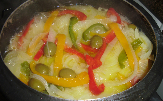 Bacalhau na Panela de Pressão em 5 minutos