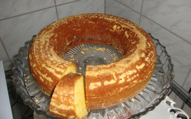 Broa de fubá de liquidificador