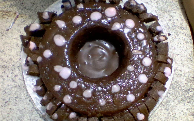 Bolo  simples de chocolate