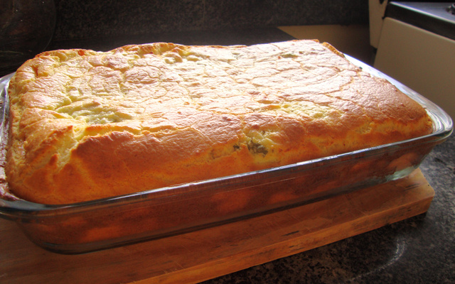 Torta de ricota com azeitona