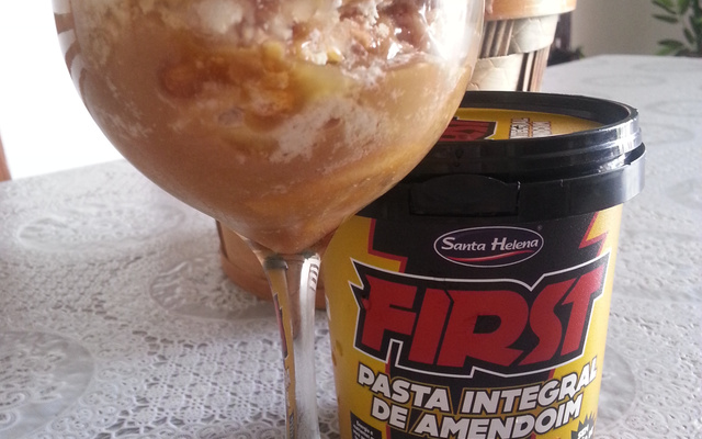 Pavê de pasta de amendoim