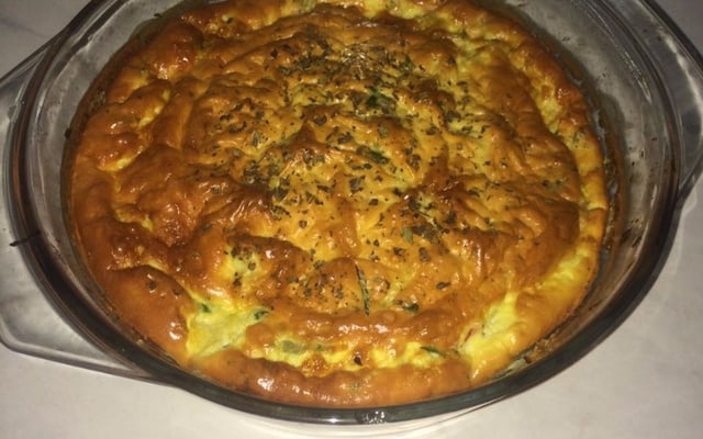 Torta de chuchu sem farinha