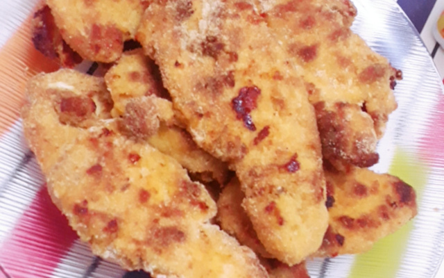 Filé de frango à milanesa sem fritura