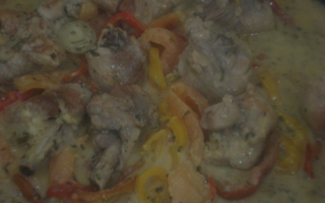 Moqueca rápida de frango