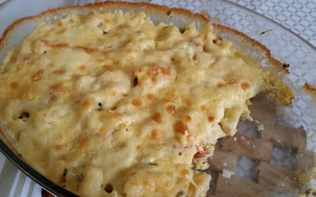 Couve-flor gratinada