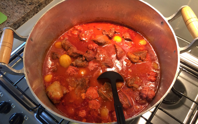 Medalhões de filé ao vinho do Ninja Iluminatti