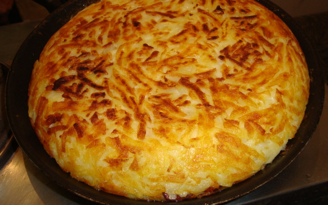 Batata suíça à moda praia