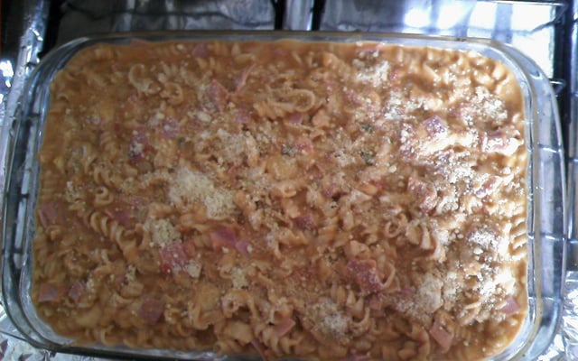 Macarrão cremoso de panela de pressão