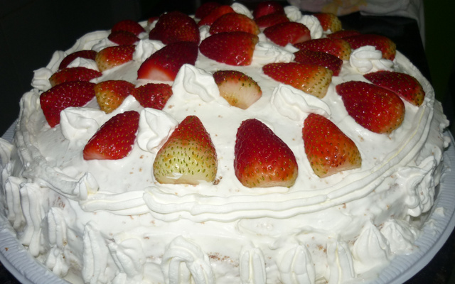 Bolo de morango