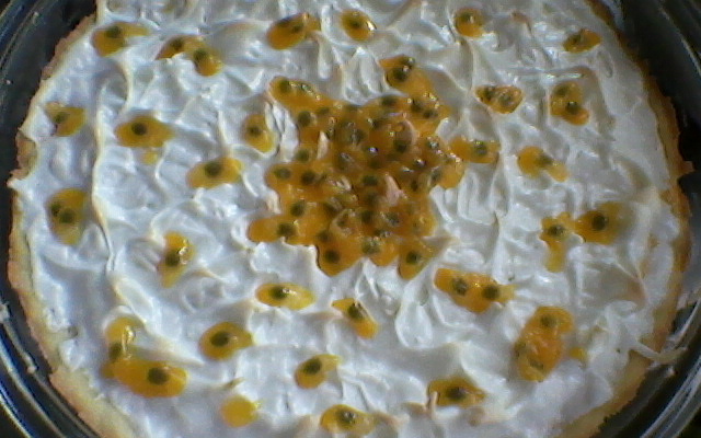 Torta de mousse de maracujá