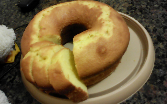 Bolo de laranja inteira