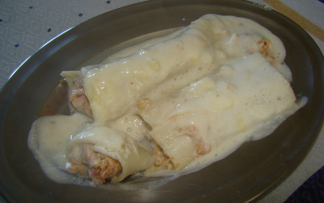 Canelone de frango da Nonna