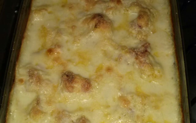 Couve-flor gratinada