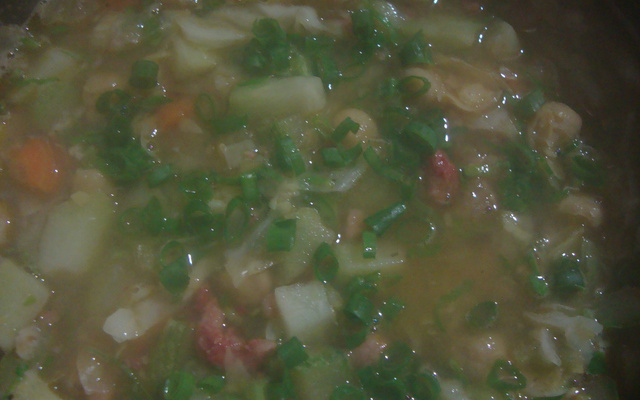 Sopa prática de grão de bico