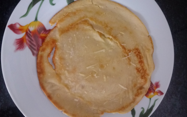 Panqueca para comer sem recheio