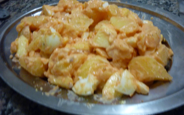 Salada de batata com maionese