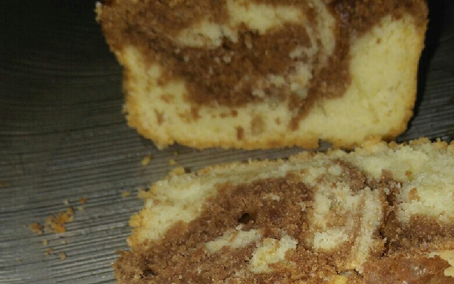 Bolo mármore para lanche