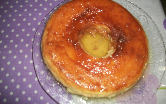 Pudim de micro-ondas