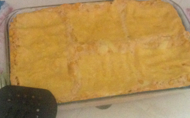 Lasanha de frango com molho branco no capricho