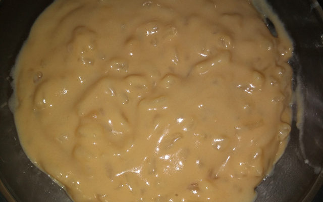 Arroz doce com açúcar queimado