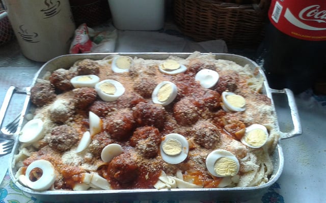 Almôndegas com bacon