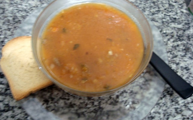 Sopa de abóbora rápida