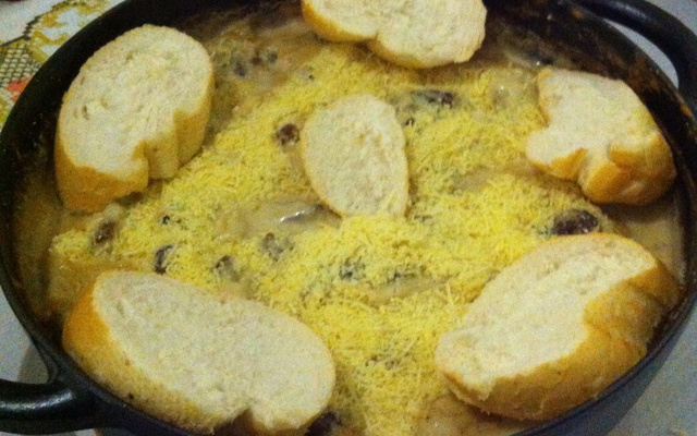 Fraldinha gratinada
