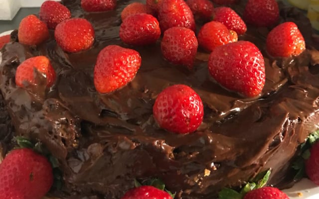 Receita de torta bombom de morango