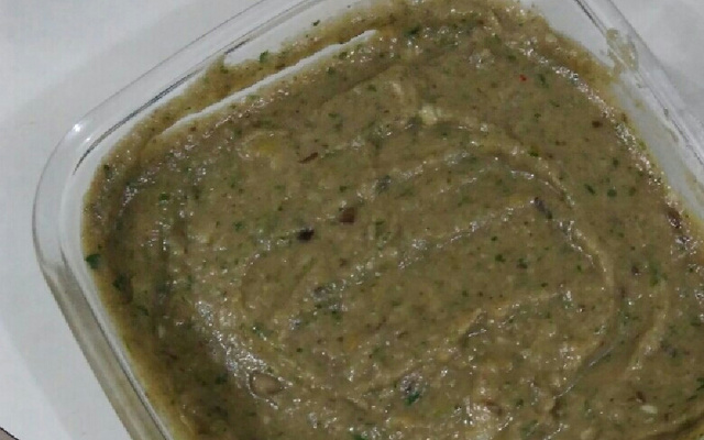 Pasta de berinjela do André!