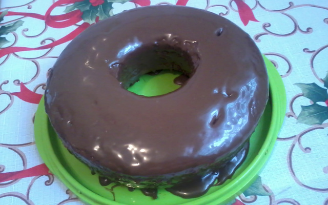 Bolo de chocolate no liquidificador