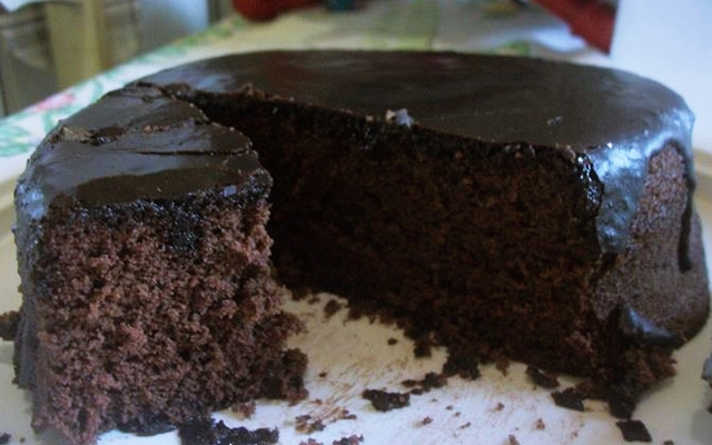 Bolo de chocolate fofinho de micro-ondas