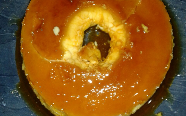 Pudim no banho-maria ao forno