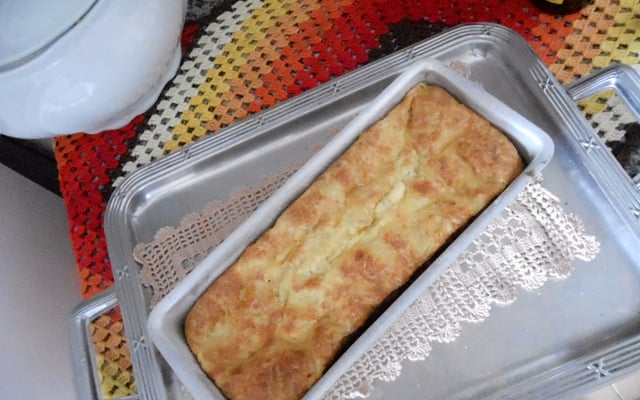 Pão de liquidificador (de ervas e queijo)