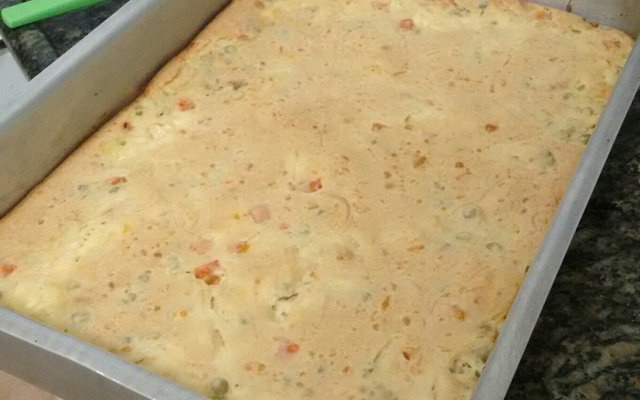 Torta de frango com catupiry