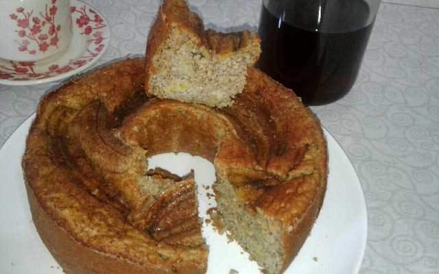 Bolo saudável de banana