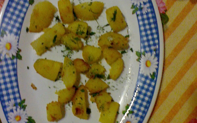 Batata com salsinha