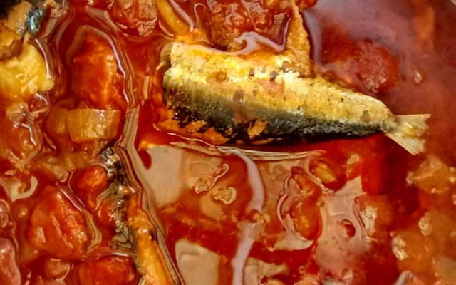 Sardinha na pressão