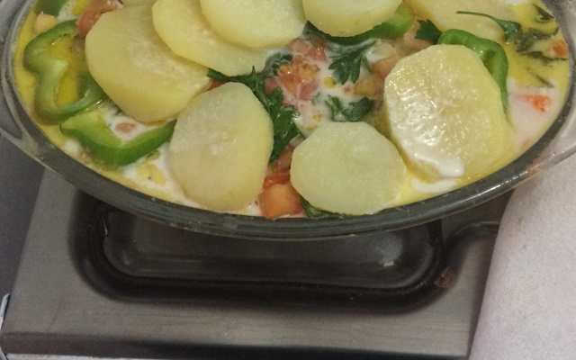 Filé de tilápia ao leite de coco