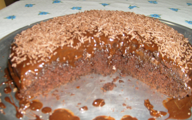 Bolo de chocolate original